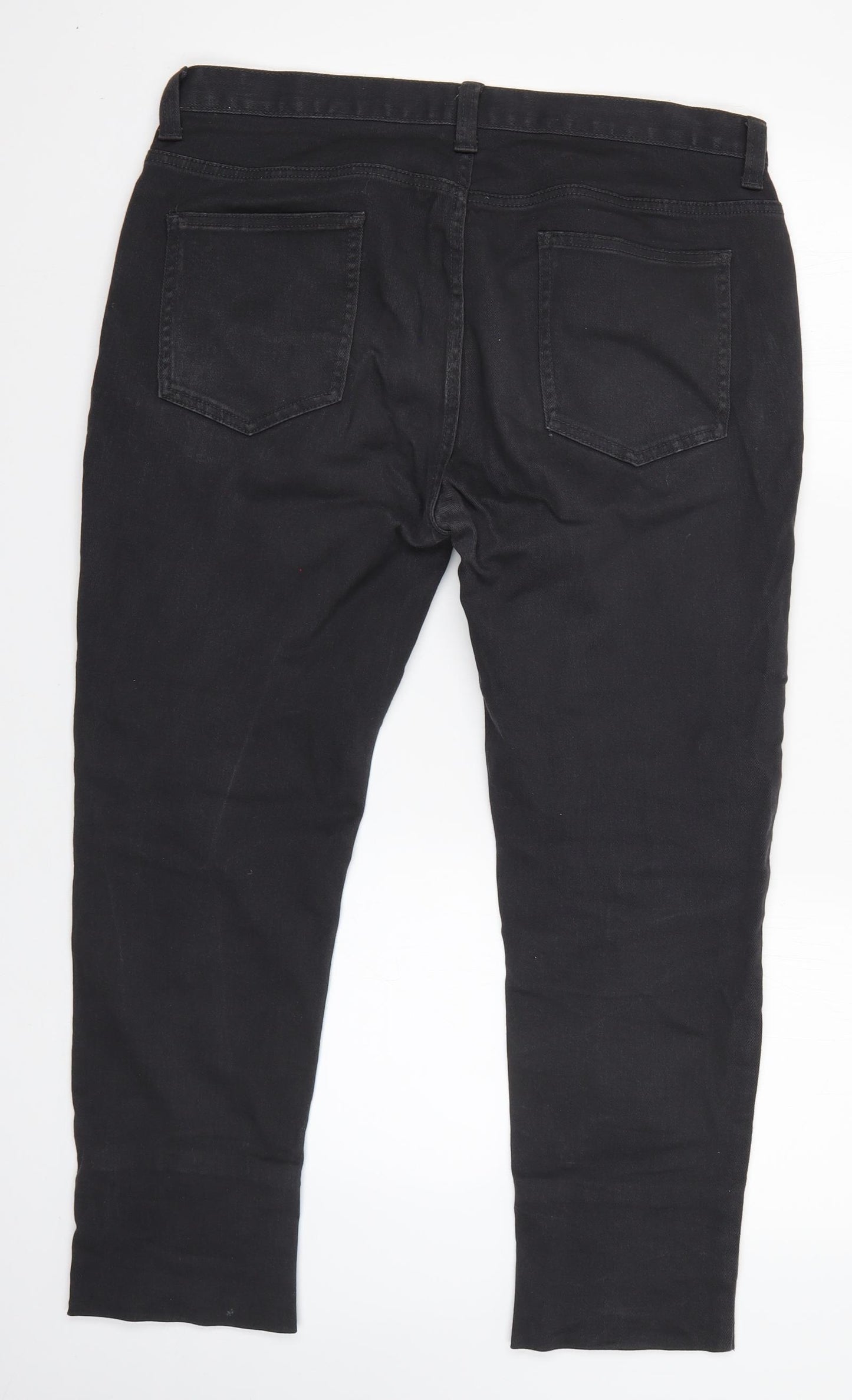 Primark Mens Grey  Cotton Skinny Jeans Size 34 in L32 in Regular