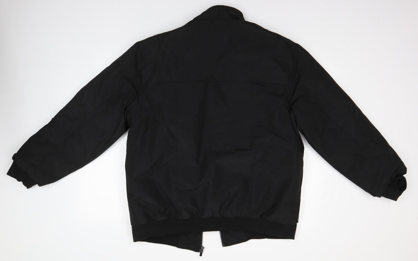 Peacocks Mens Black   Overcoat Coat Size L