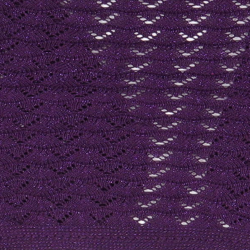 M&Co Womens Purple V-Neck  Cotton Cardigan Jumper Size L
