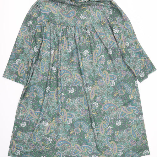 Variations Womens Multicoloured Paisley  A-Line  Size 24 V-Neck