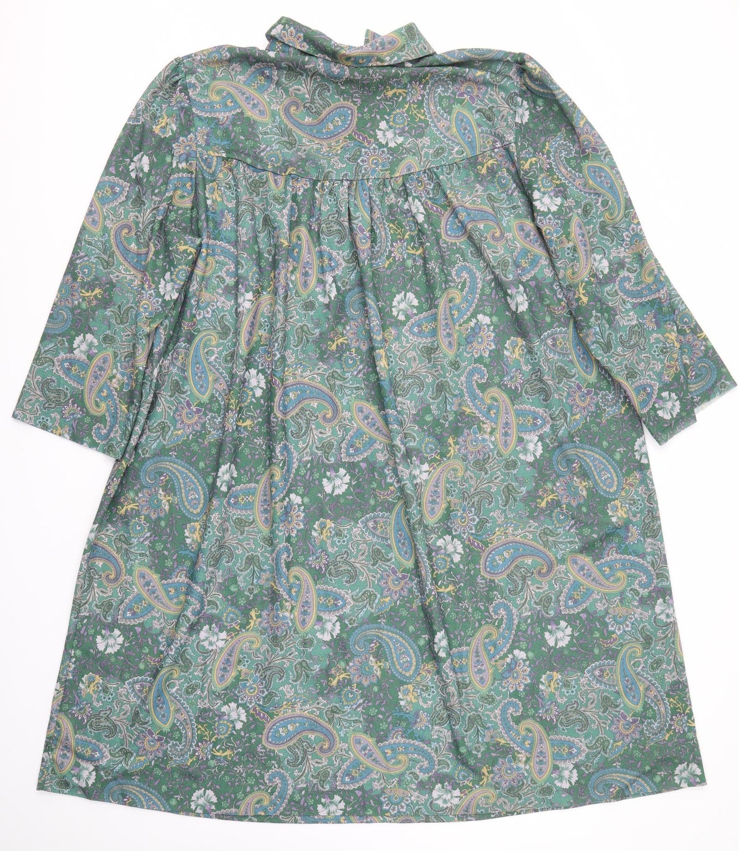 Variations Womens Multicoloured Paisley  A-Line  Size 24 V-Neck