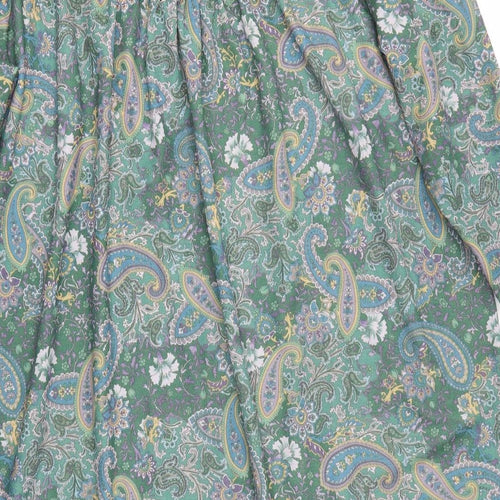 Variations Womens Multicoloured Paisley  A-Line  Size 24 V-Neck