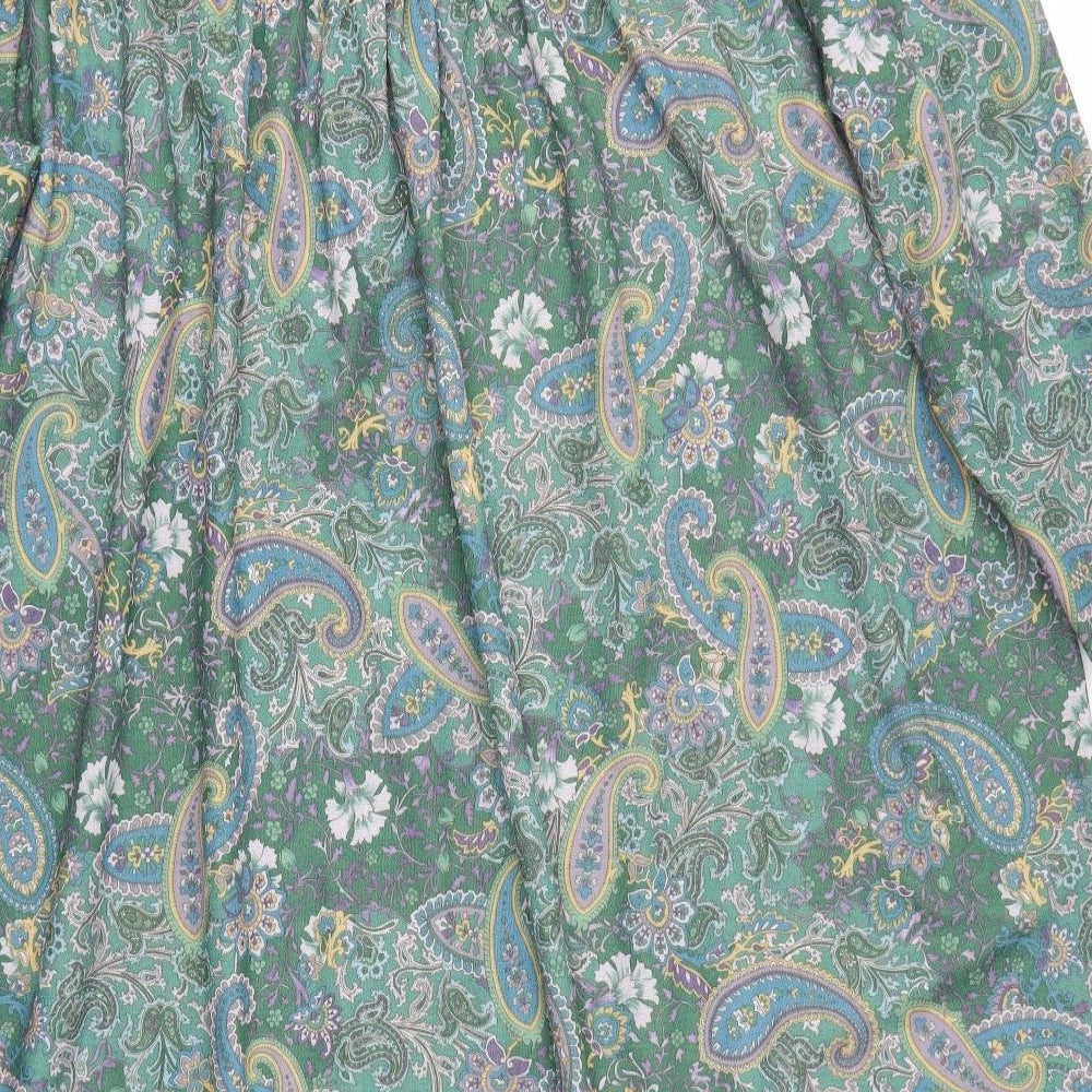 Variations Womens Multicoloured Paisley  A-Line  Size 24 V-Neck