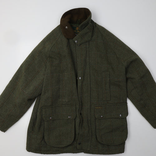 Laird of Kilhelly Mens Green Check  Jacket  Size XL