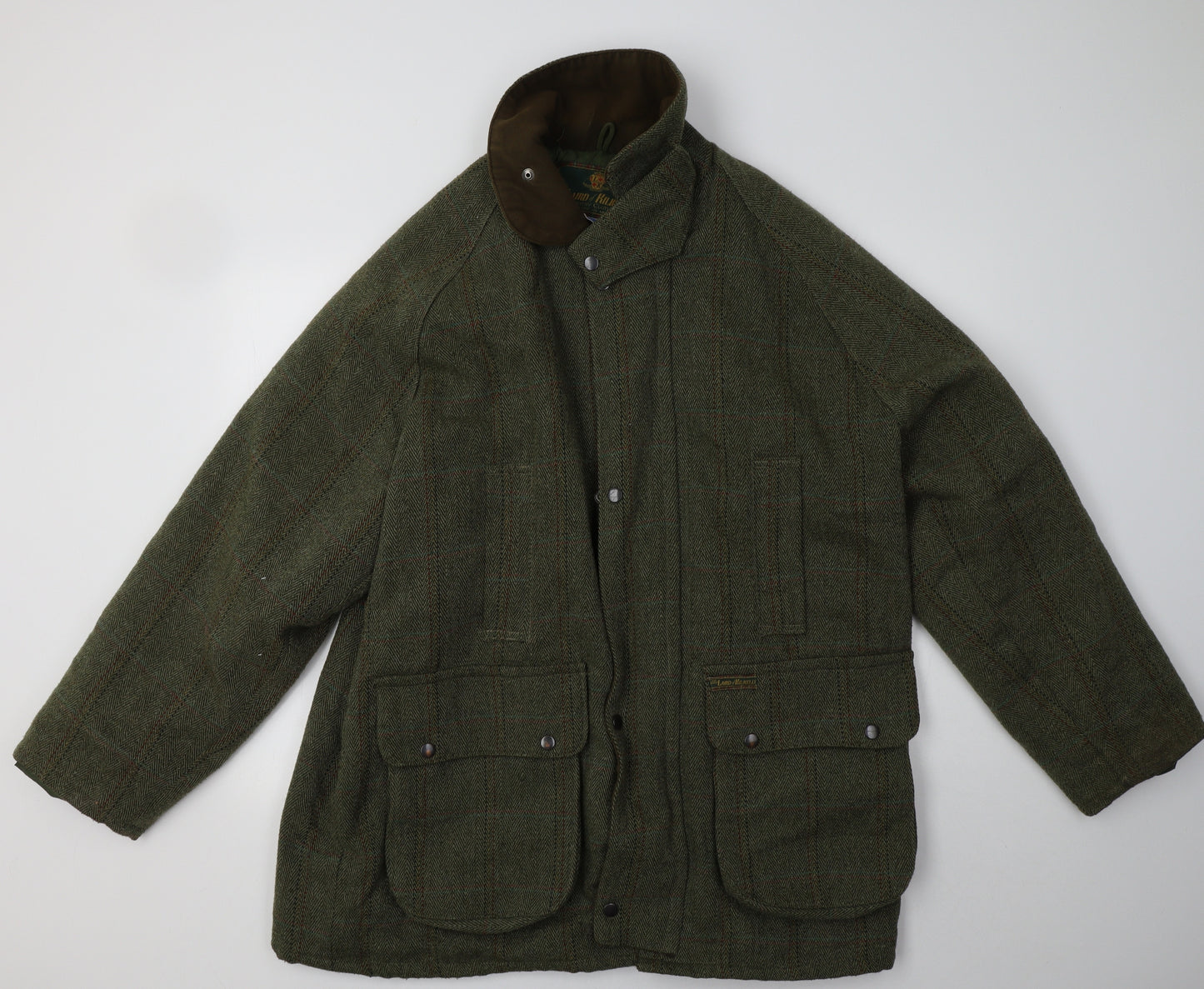 Laird of Kilhelly Mens Green Check  Jacket  Size XL