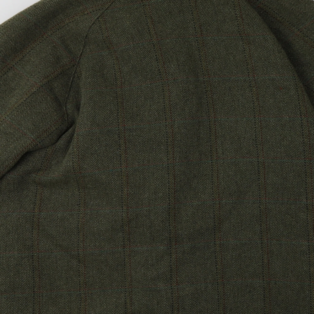 Laird of Kilhelly Mens Green Check  Jacket  Size XL