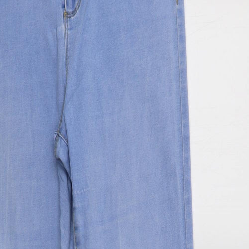 Primark Womens Blue  Cotton Jegging Jeans Size 16 L28 in Regular