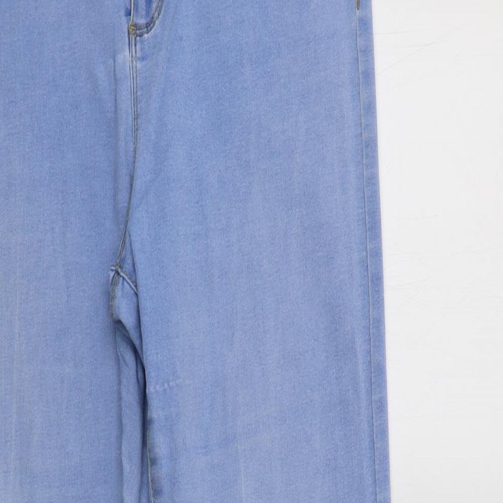 Primark Womens Blue  Cotton Jegging Jeans Size 16 L28 in Regular