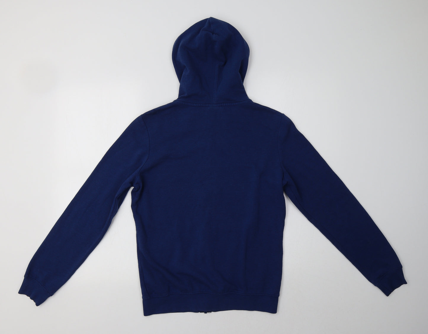 Nike Womens Blue  Cotton Full Zip Hoodie Size S