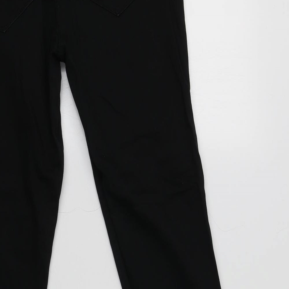 George Womens Black  Cotton Skinny Jeans Size 10 L29 in Regular