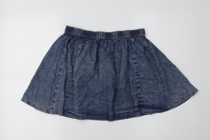 Primark Womens Blue Cotton Mini Set Size 12