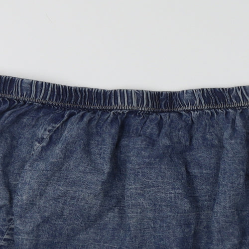 Primark Womens Blue  Cotton Mini Set Size 12
