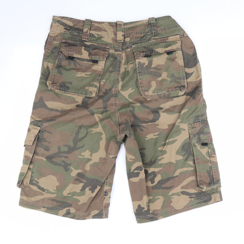 Dickies Mens Brown Camouflage Polyester Cargo Shorts Size 34 in L12 in Regular  - Workwear Shorts