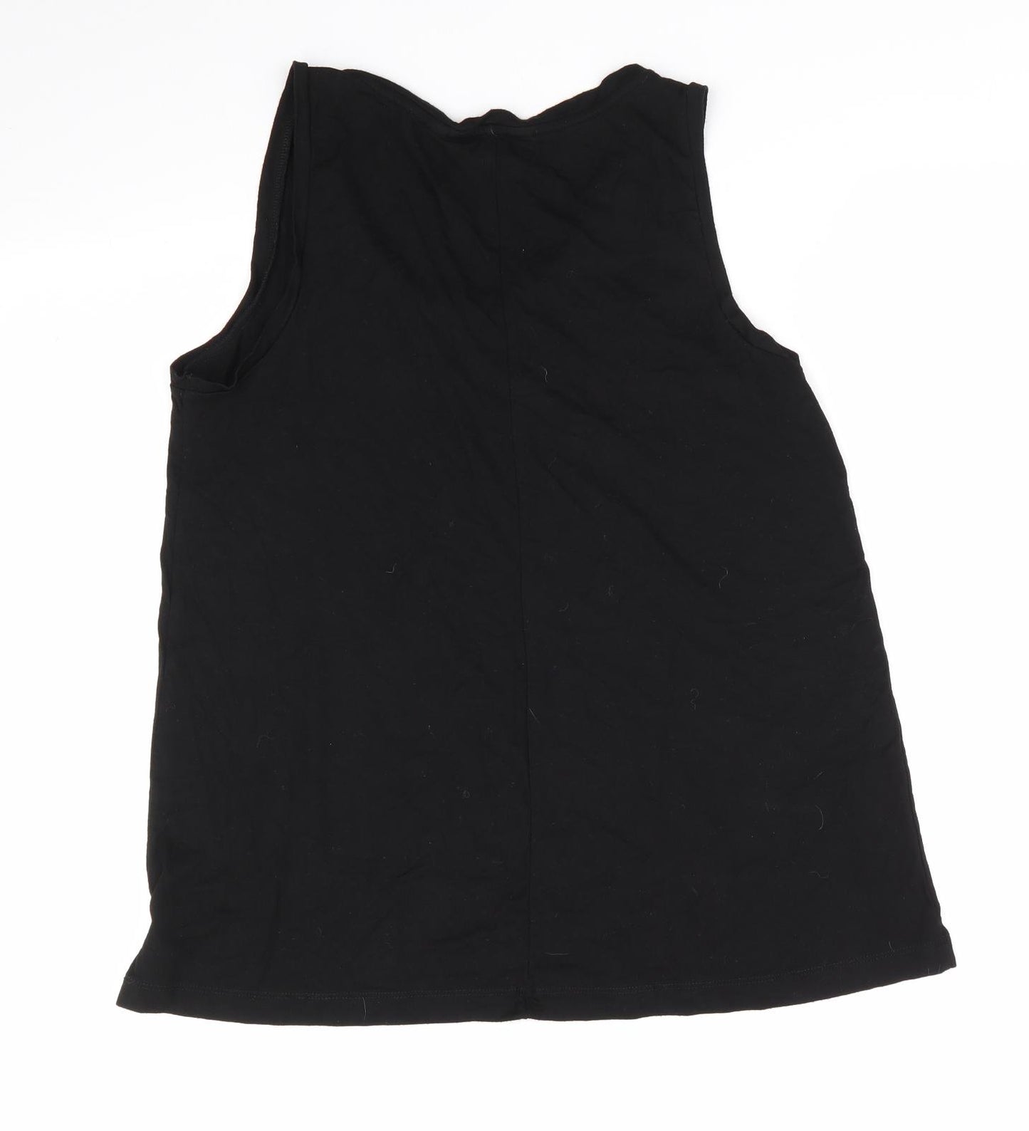 Arabella & Addison Womens Black   Tunic Tank Size 14 Scoop Neck