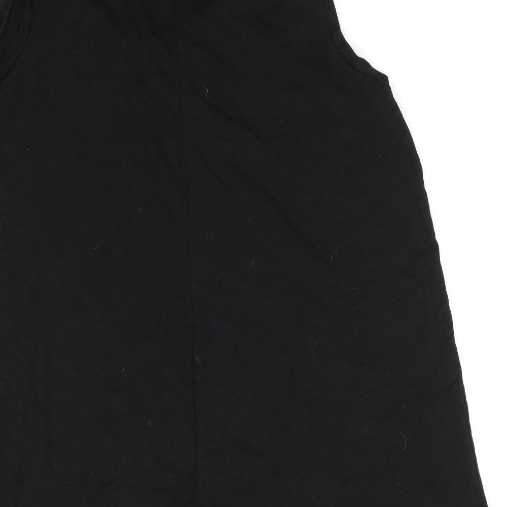 Arabella & Addison Womens Black   Tunic Tank Size 14 Scoop Neck