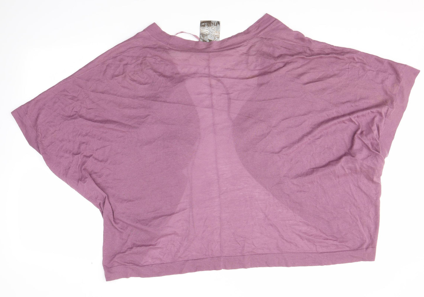 NEXT Womens Purple V-Neck  100% Cotton Cardigan Jumper Size L