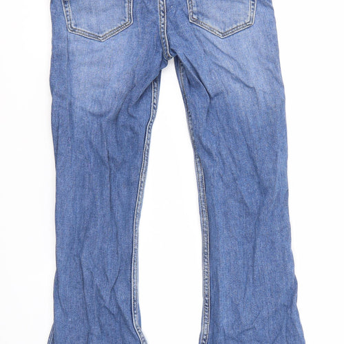 Zara Boys Blue  Cotton Flared Jeans Size 11-12 Years  Regular