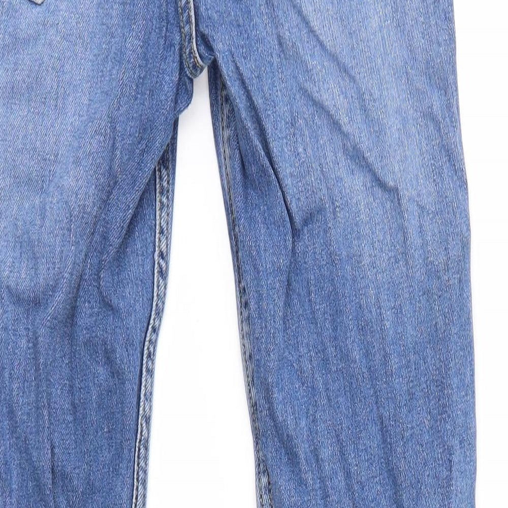 Zara Boys Blue  Cotton Flared Jeans Size 11-12 Years  Regular