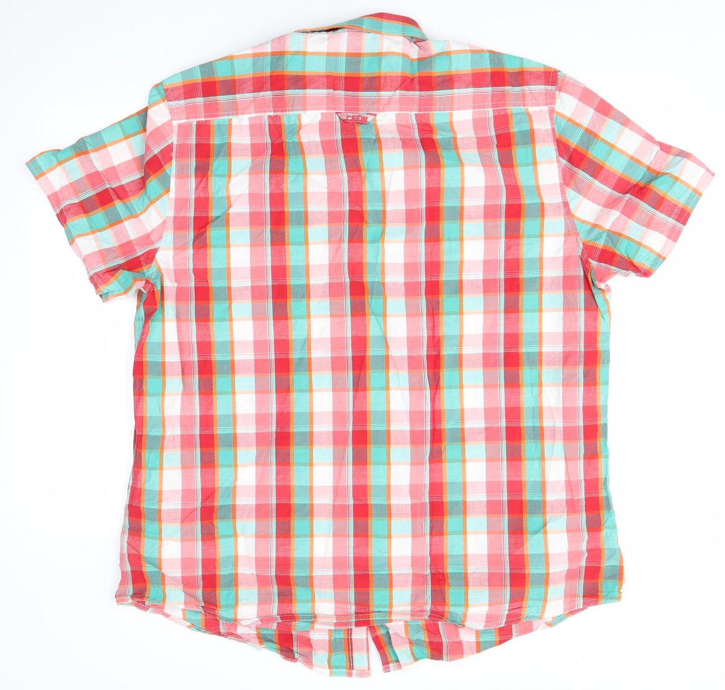 Crew Clothing Mens Multicoloured Check Cotton  Button-Up Size 3XL Collared
