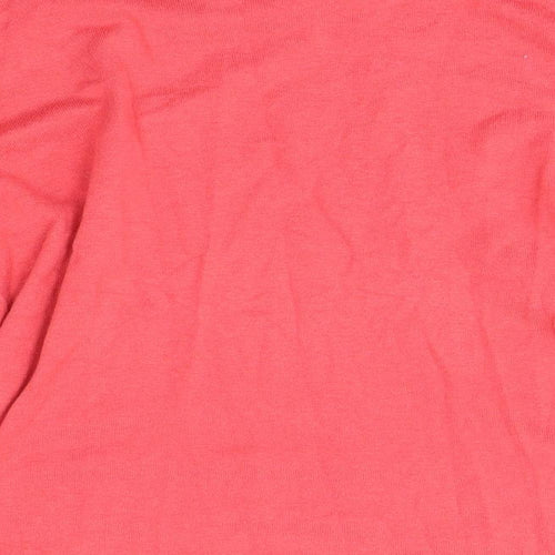 NEXT Womens Pink  Cotton Basic Blouse Size 10 Round Neck