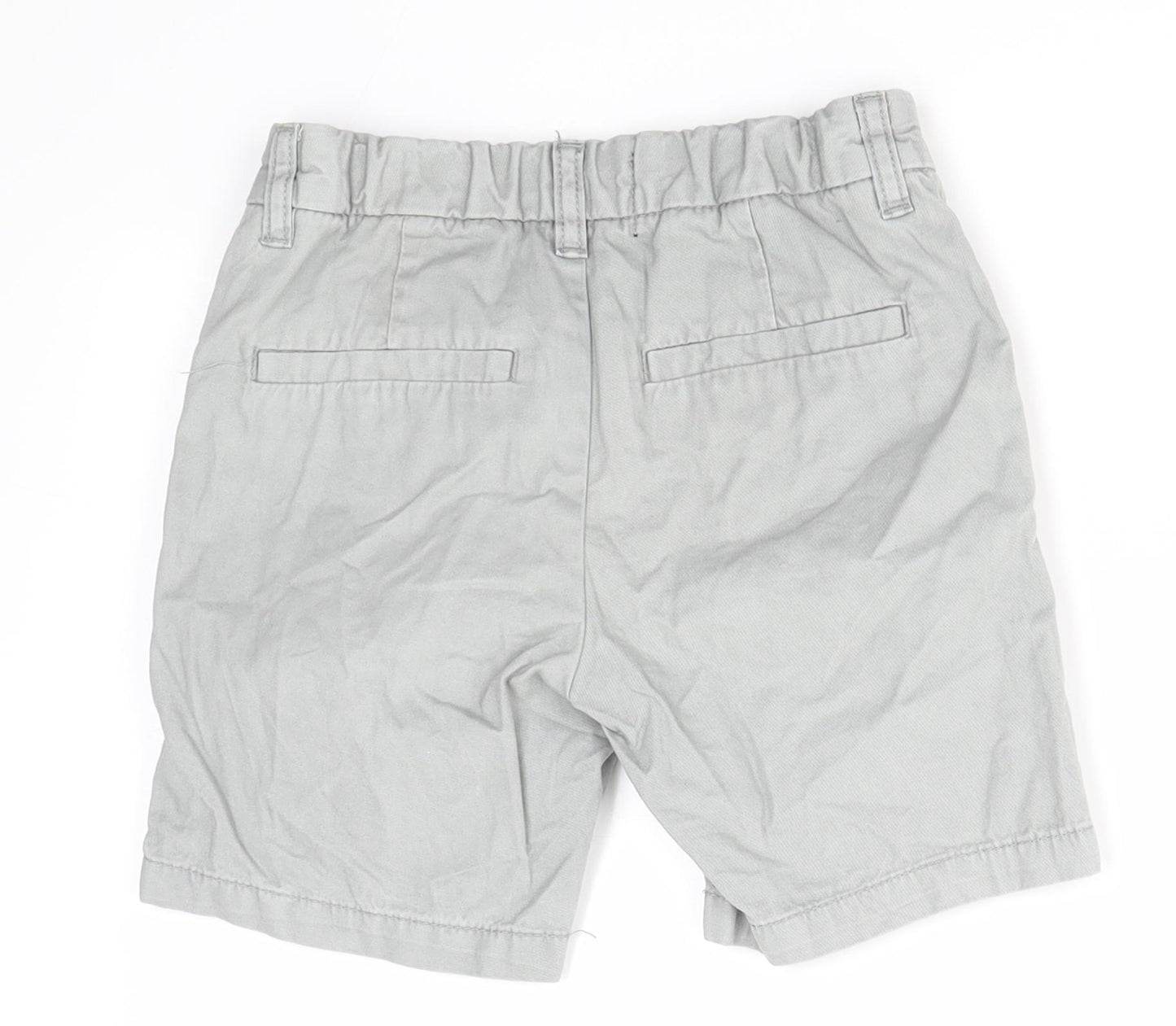 NEXT Boys Grey  100% Cotton Chino Shorts Size 5 Years  Regular