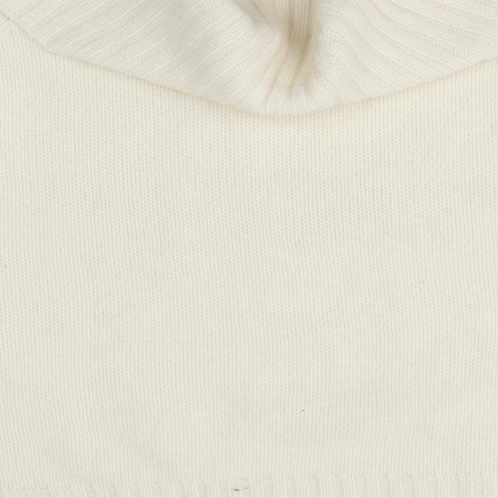 The Sweater Shop Womens Ivory Roll Neck  Wool Pullover Jumper Size XL