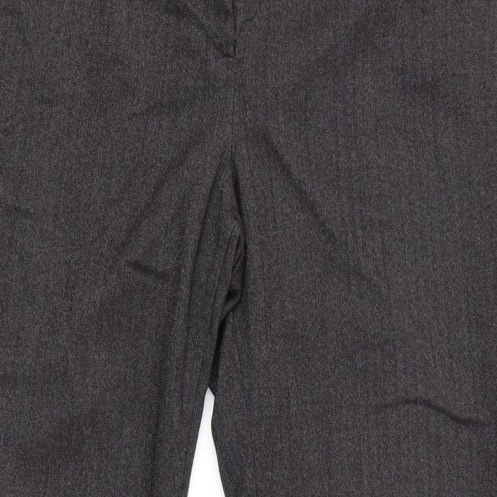 NEXT Womens Grey  Polyester Dress Pants Trousers Size 36 in L32 in Regular