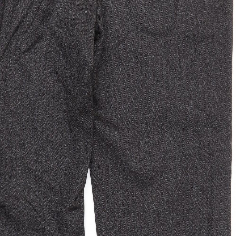 NEXT Womens Grey  Polyester Dress Pants Trousers Size 36 in L32 in Regular