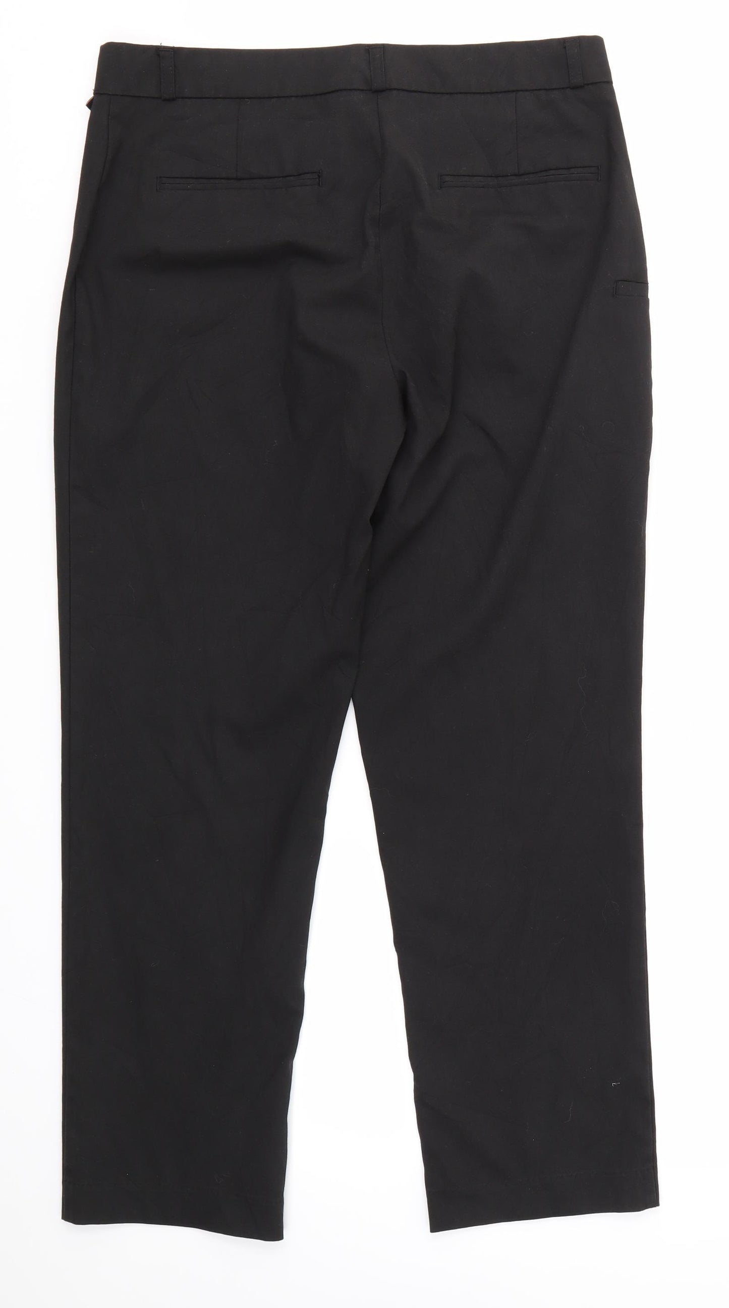 incorporatewear Womens Black  Polyester Dress Pants Trousers Size 10 L26 in Regular