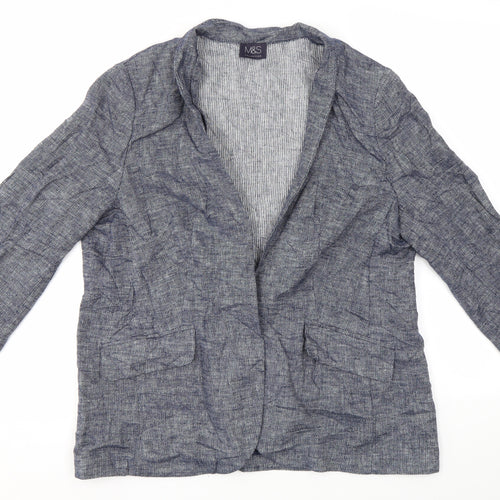 M&S Womens Blue   Jacket  Size 14