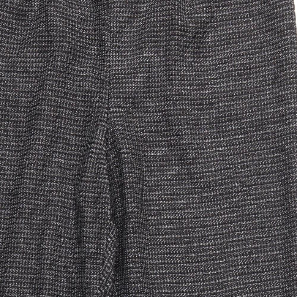 Primark Womens Grey  Polyester Dress Pants Trousers Size 16 L36 in Regular