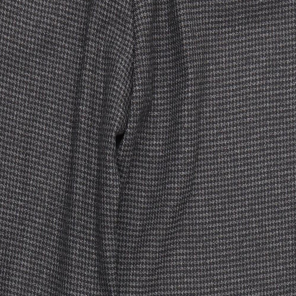 Primark Womens Grey  Polyester Dress Pants Trousers Size 16 L36 in Regular