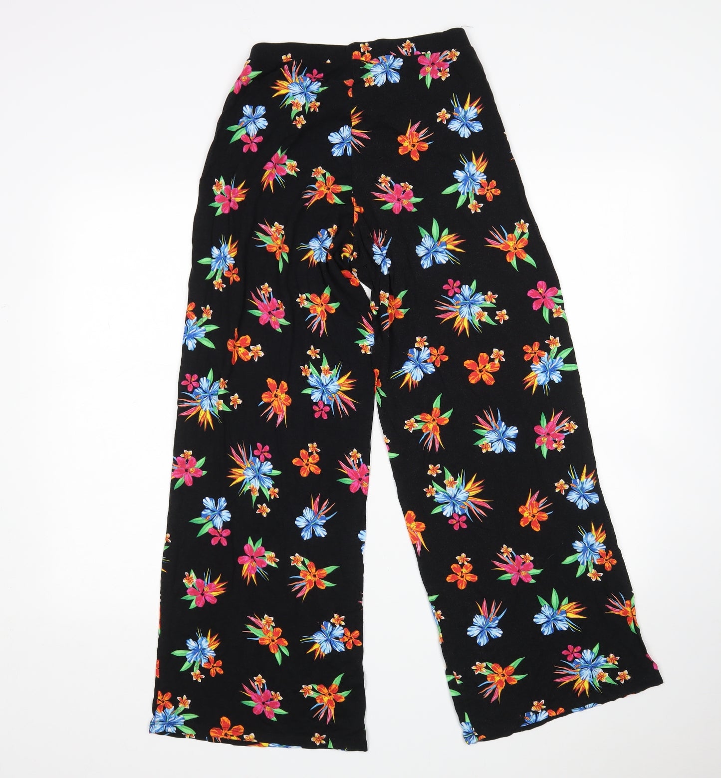 George Womens Multicoloured Floral Viscose Harem Trousers Size 10 L29 in Regular