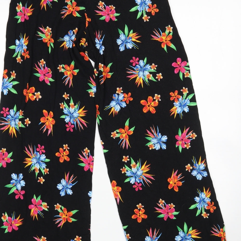 George Womens Multicoloured Floral Viscose Harem Trousers Size 10 L29 in Regular