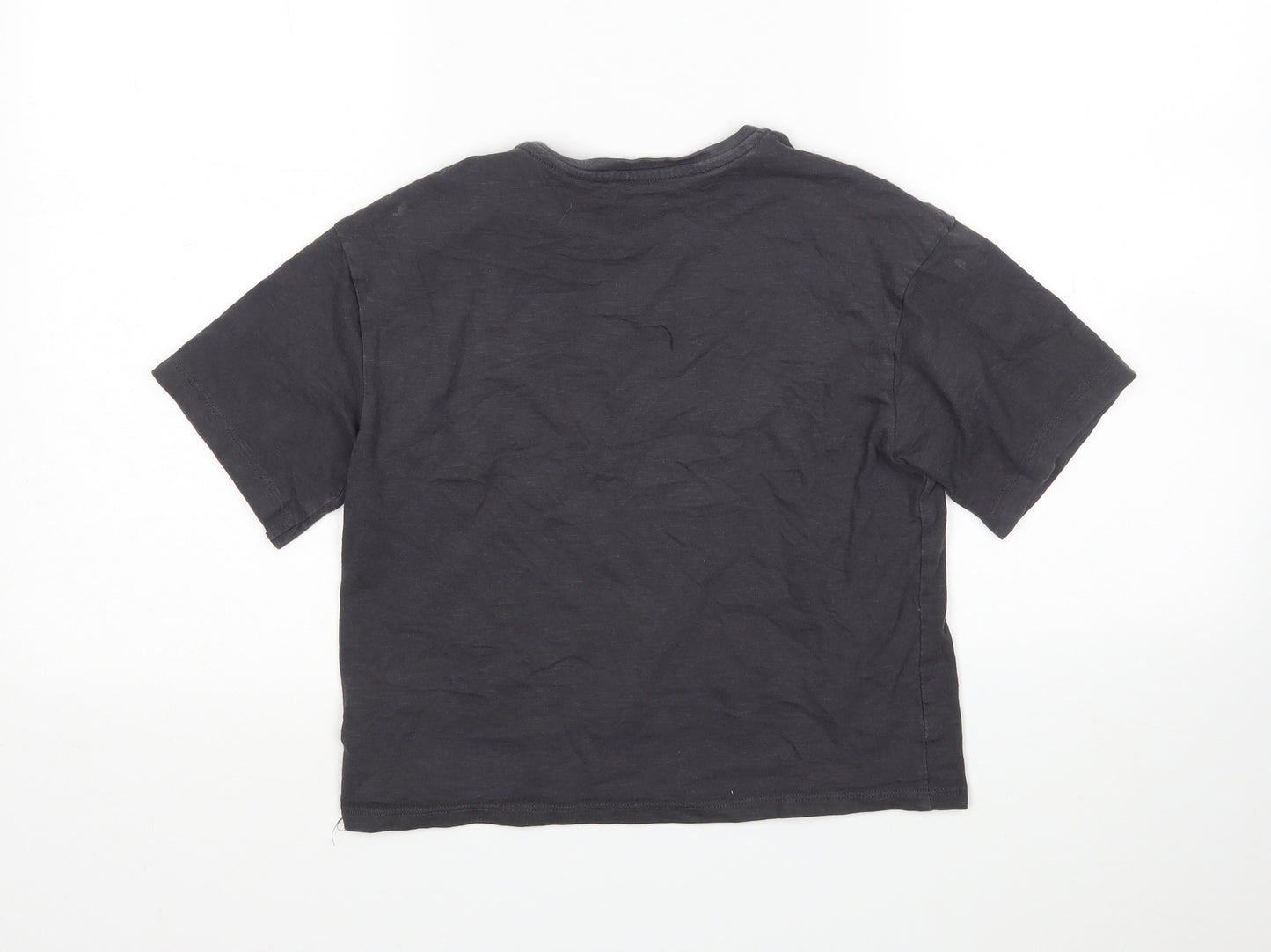 NEXT Girls Grey  Cotton Top Pyjama Top Size 8 Years