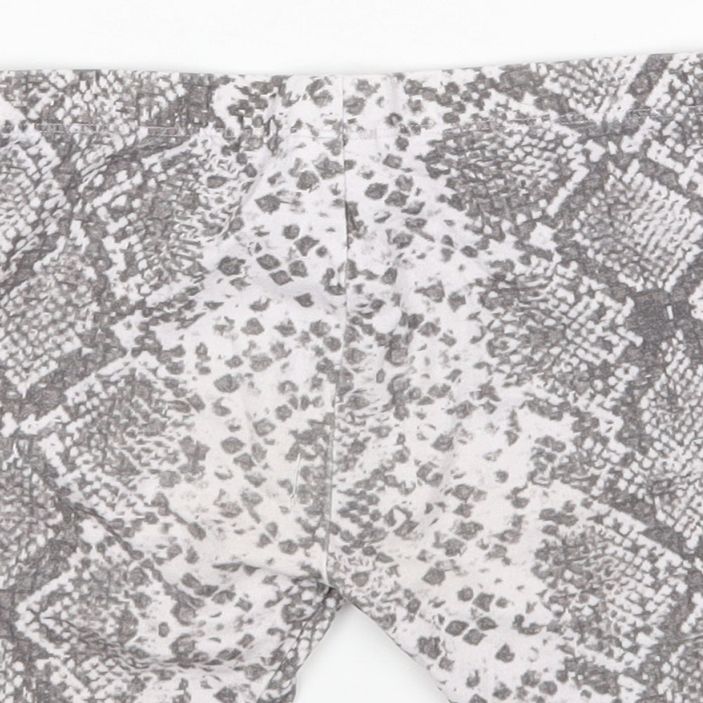 NEXT Girls Multicoloured Animal Print Cotton Biker Shorts Size 7 Years  Regular