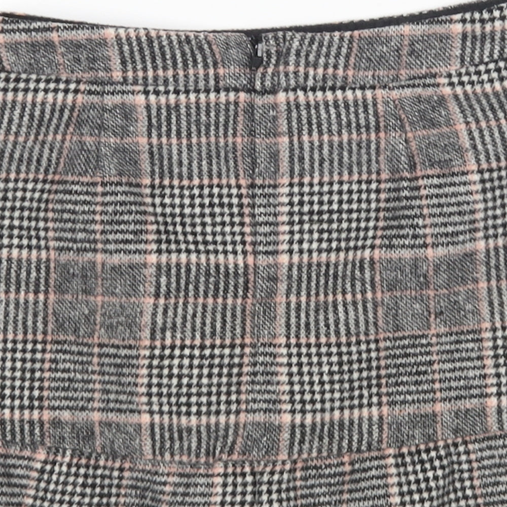F&F Girls Multicoloured Check Polyester Mini Skirt Size 6-7 Years  Regular