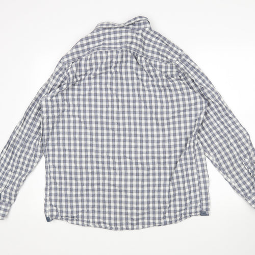 George Mens Multicoloured  Cotton  Button-Up Size XL Collared