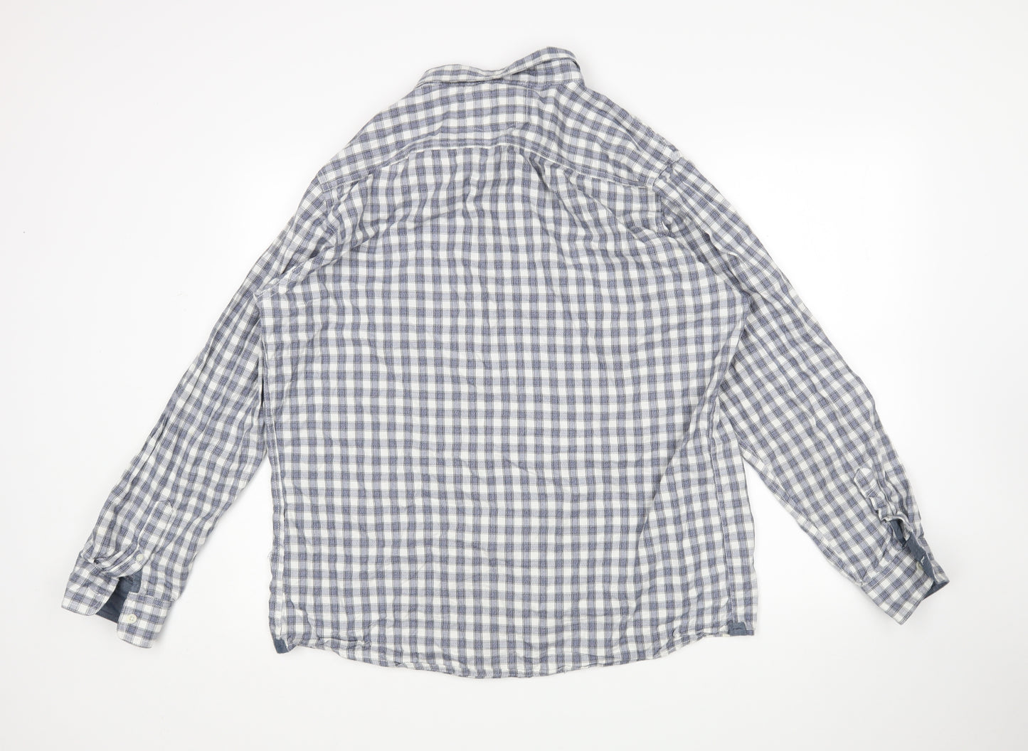 George Mens Multicoloured  Cotton  Button-Up Size XL Collared