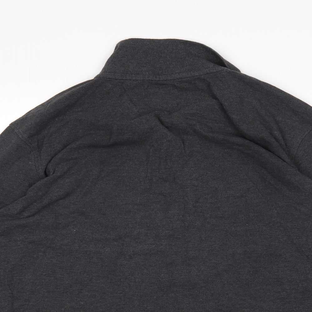 Cedar Wood State Mens Grey  Cotton  Polo Size XL Collared