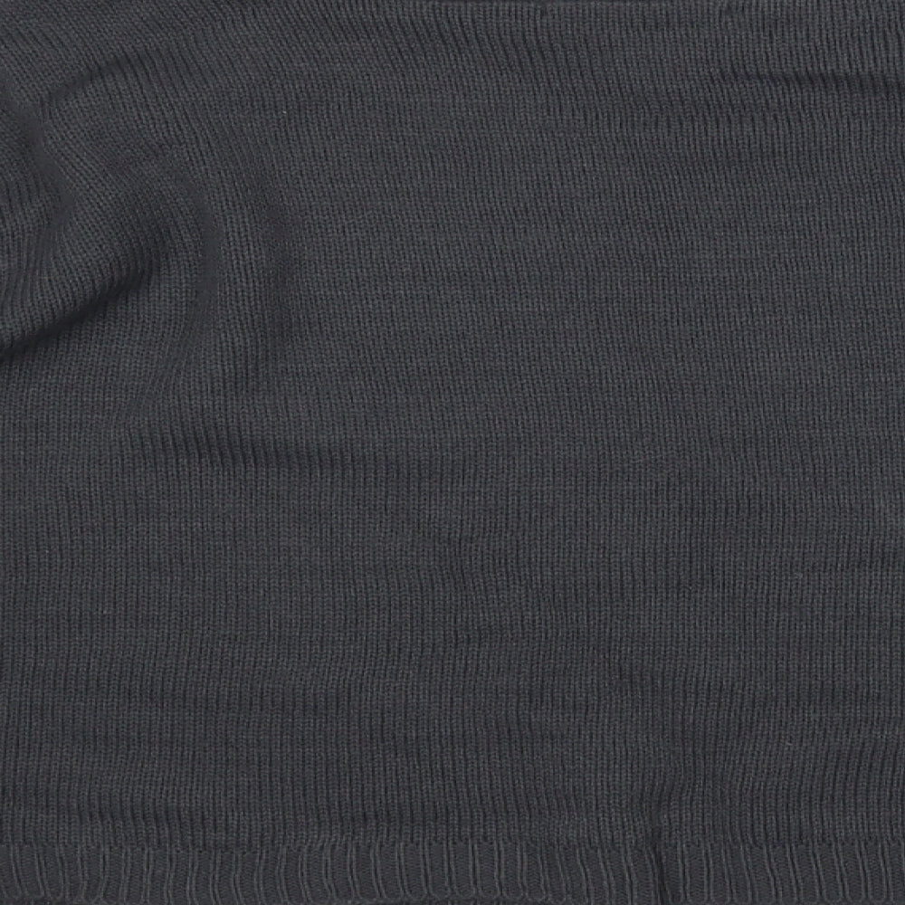 In the Style Womens Grey Round Neck  Acrylic Pullover Jumper Size 14