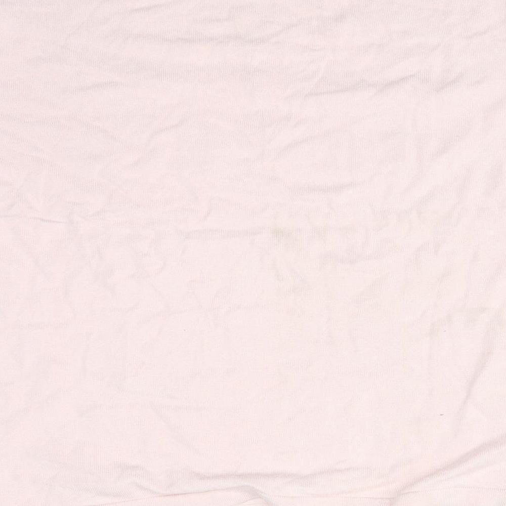 RIDDELLA Womens Pink  Viscose Basic T-Shirt Size 18 Round Neck