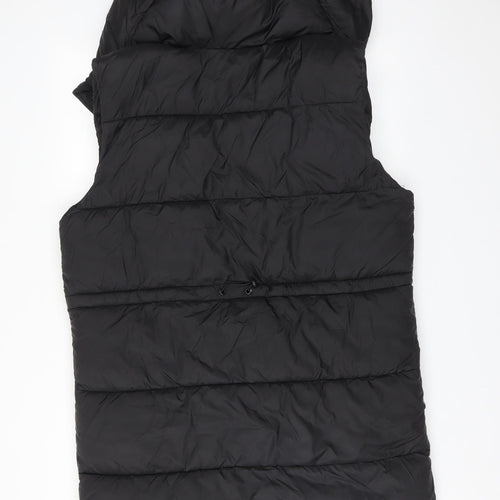 Zara Womens Black   Gilet Coat Size L