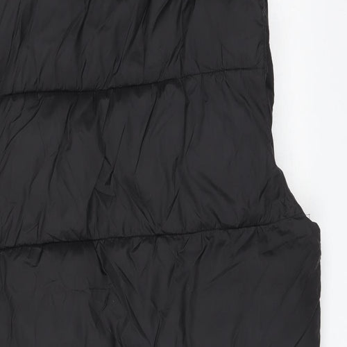 Zara Womens Black   Gilet Coat Size L