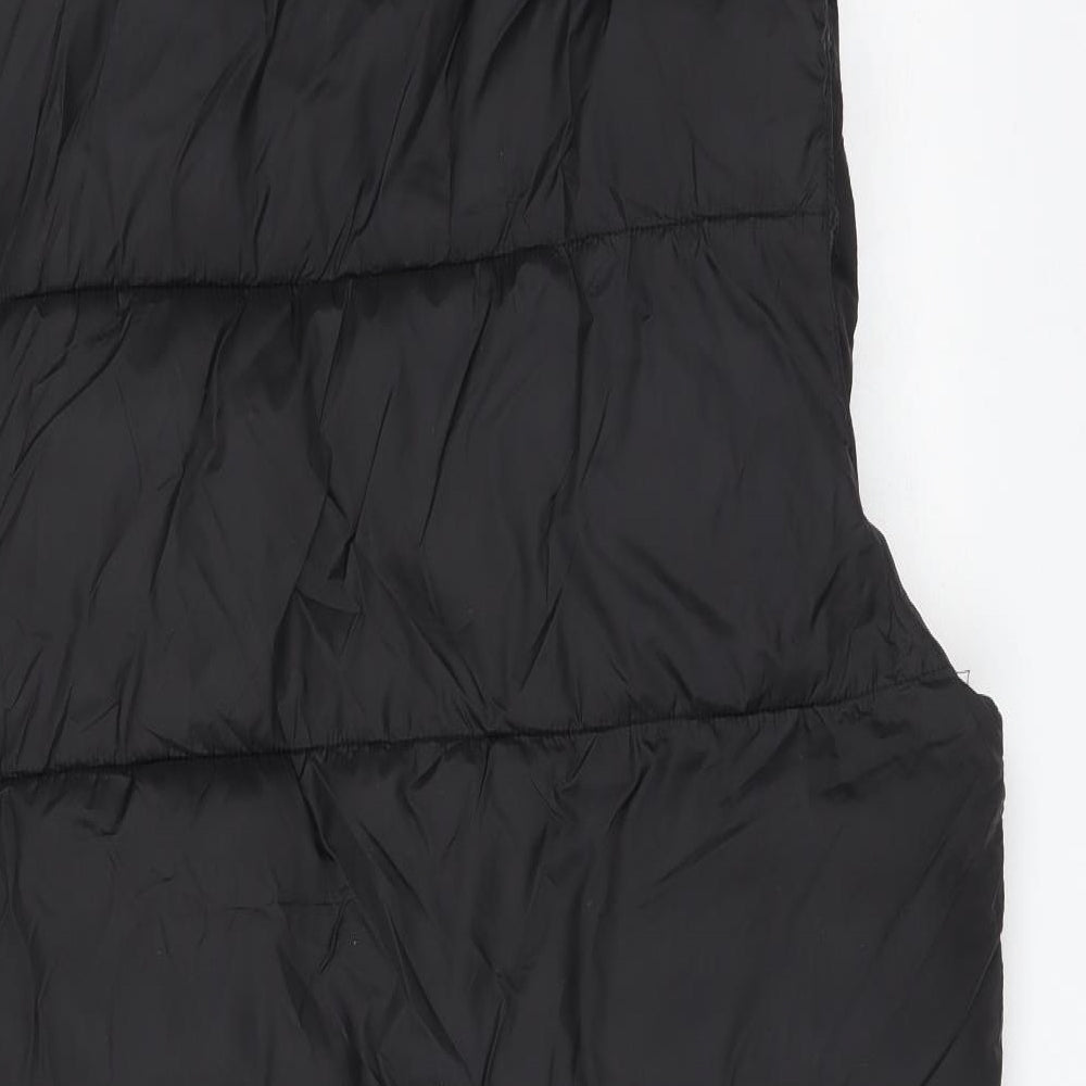 Zara Womens Black   Gilet Coat Size L