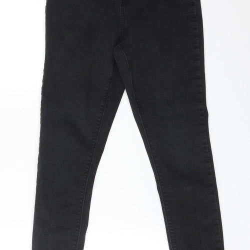 DENIM CO Womens Black  Cotton Skinny Jeans Size 12 L28 in Regular