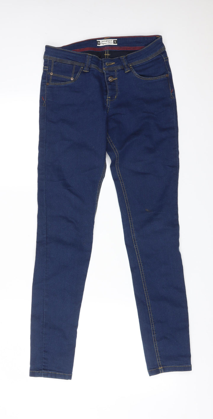 Terranova Womens Blue  Cotton Skinny Jeans Size S L30 in Regular