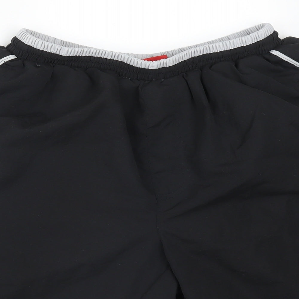 Slazenger Mens Black  Polyester Bermuda Shorts Size M L9 in Regular