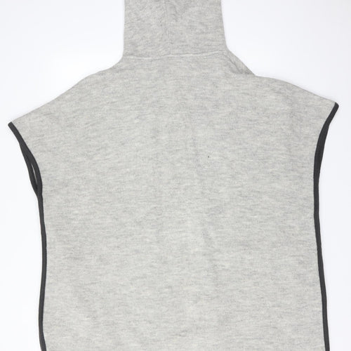 M&S Womens Grey   Acrylic Cardigan Jumper Size S