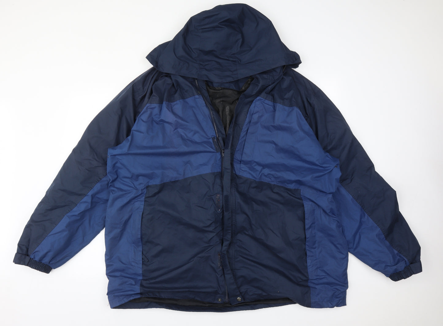 Espionage Mens Blue   Overcoat Coat Size 3XL